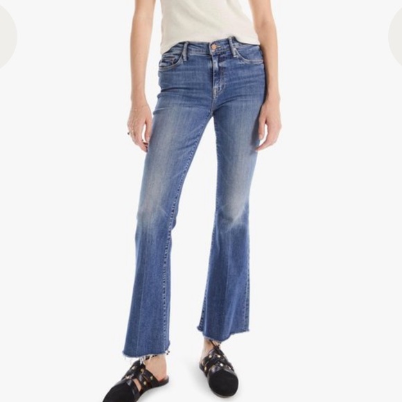 MOTHER The Weekend Fray Jeans 'Walking on Coals' Wash